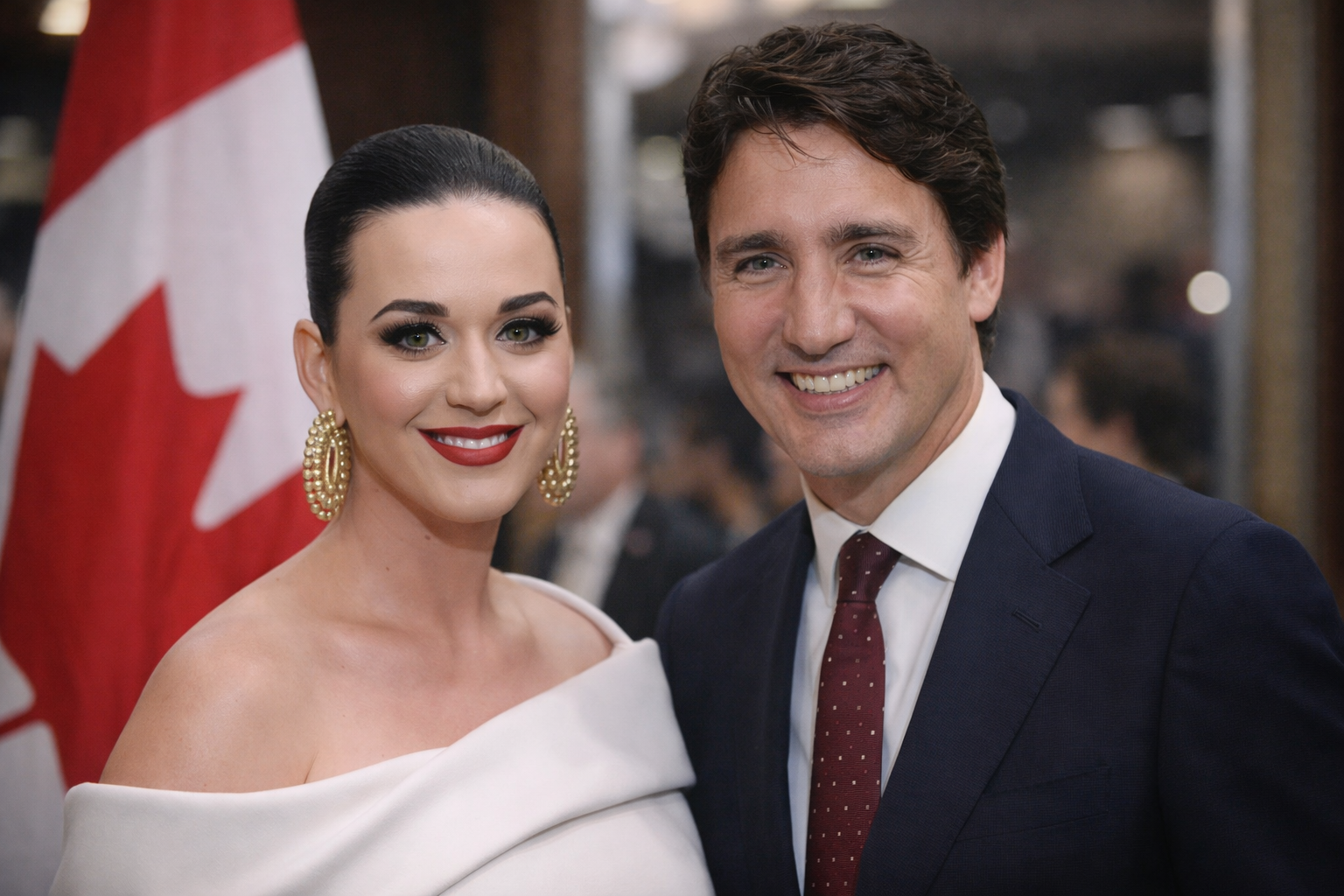 Katy Perry and Justin Trudeau